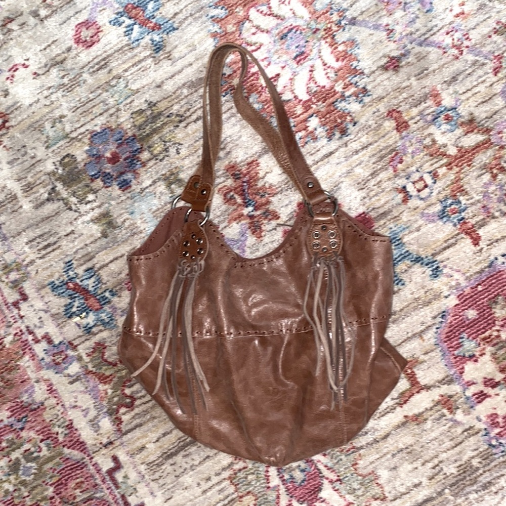 Weathered Genuine Leather The Sak Bag